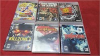 6 PS3 games in the case