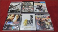 6 PS3 games in the case