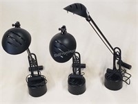 3 - ADJUSTABLE DESK LAMPS