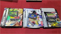 3 gameboy advanced games in the box