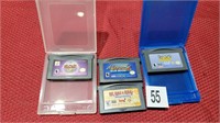 4 Nintendo gameboy advanced games
