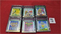 6 nintendo gameboy color games