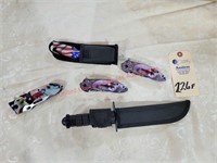 (5) KNIVES INCLUDING (4) COLLECTORS
