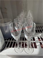 12 Restaurant champagne glasses  (con2)