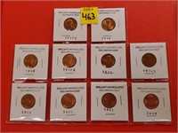 Brilliant Old Lincoln Pennies