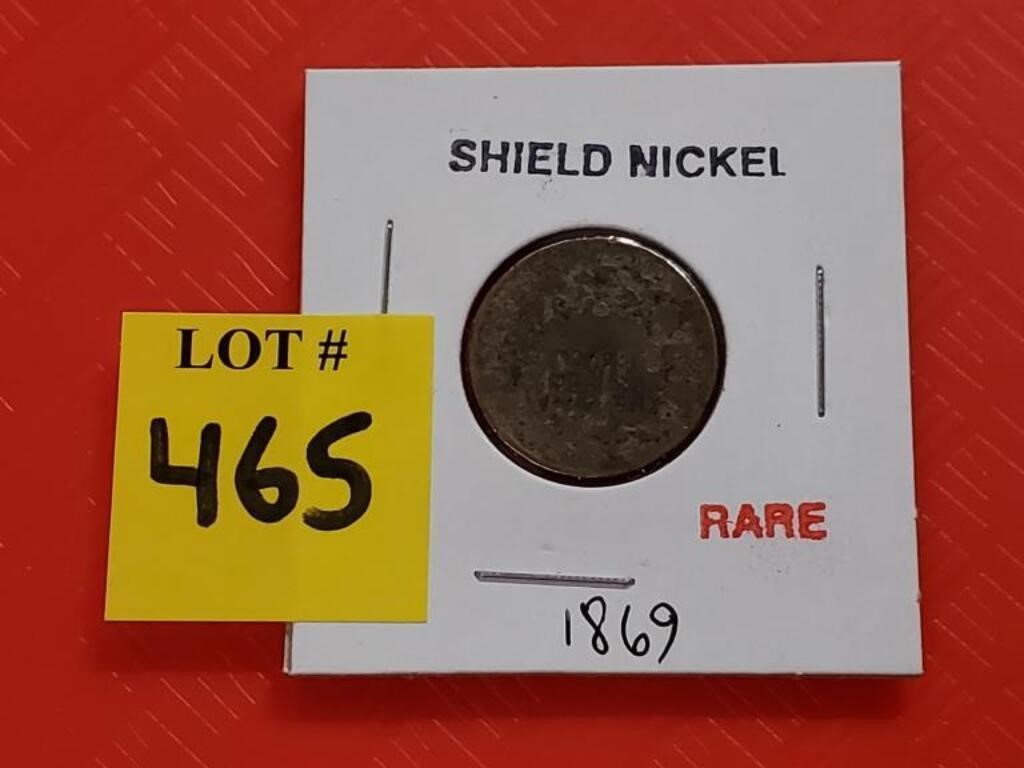 1869 Shield Nickel