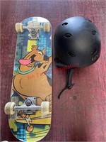 Scooby doo skate board and Bolle helmet  (con2)