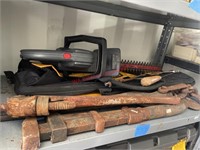 Craftsman hedger , DeWalt bag and more shelf lot