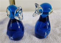 Pair of Cute Murano Blown Glass Ducklings.