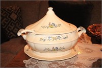 Old Soup Tureen Serving Dish