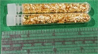 2 Vials of Oregon Gold Foil Flakes
