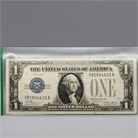 1928A $1 SILVER CERTIFICATE FUNNY BACK  XF