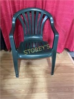 Green Stacking Patio Chair