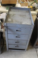 4-Drawer Metal Rolling Cabinet