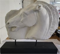 Beautiful Ceramic Horse Head Sculpture