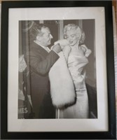 Black & White Photo Print of Marilyn Monroe &