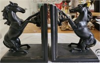 Pair of Great West Horse Bookends