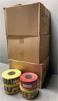 3 - 12 count Variety boxes of Barricade Tape