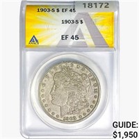 1903-S Morgan Silver Dollar ANACS EF45