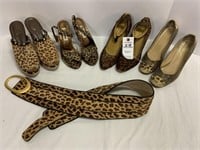 Animal Print Women’s Shoes & Belt