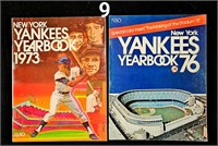 1973, 1976 NY Yankees Yearbooks