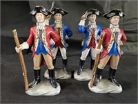 VTG Ceramic Painted Soldiers - Note