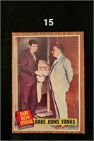 1962 Topps BB Babe Ruth Joins Yankees #136