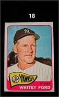 1965 Topps BB HoFer Whitey Ford #330