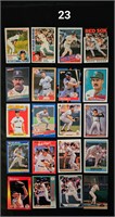 20 Different Wade Boggs BB Cards w/ '83 T RC