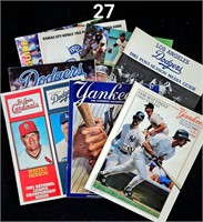 8 MLB Publications 7-1980s w/ Yankees, Dodgers