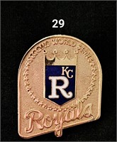 1985 Kansas City Royals World Series Lapel Pin