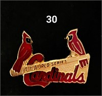 1985 St. Louis Cardinals World Series Lapel Pin