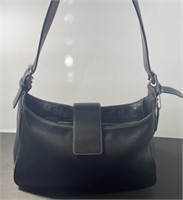 Vintage Coach Handbag - Lovely Soft Black Leather