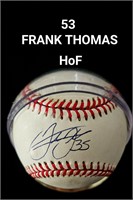 Auto BB HoFer White Sox Frank Thomas*