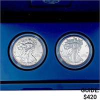 2012-S American Eagle 2 Coin Silver Proof Set [2