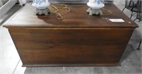 Large antique Pine blanket chest