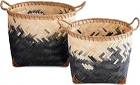Handwoven Bamboo Storage Basket