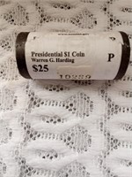 Warren G.Harding Presidential $1 Roll Coins, MINT