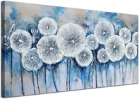 Dandelion Canvas Art 40x20 Abstract Painting