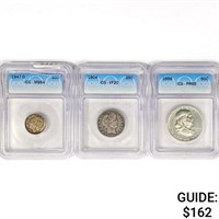 [3] US Varied Coinage ICG  1904-1956