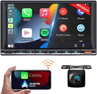 $120  2024 Newest 7 Inch Double Din Car Stereo for