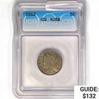 1912 Liberty Victory Nickel ICG AU58