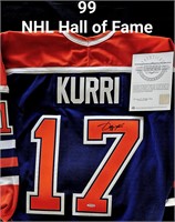 Auto Oilers Hockey Jersey HoFer Jari Kurri COA-UD