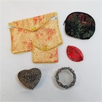 Jewelry Pouches - Heart Shaped Trinket Box