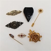Jewelry Pin / Brooch Lot - Stick Pins - Vintage
