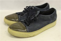 Lanvin Mens Suede & Leather Shoes Size 7.5