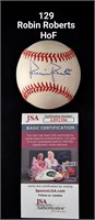 Auto Baseball HoFer Robin Roberts COA-JSA