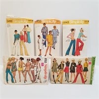 Vintage Simplicity Sewing Patterns - Bell Bottoms