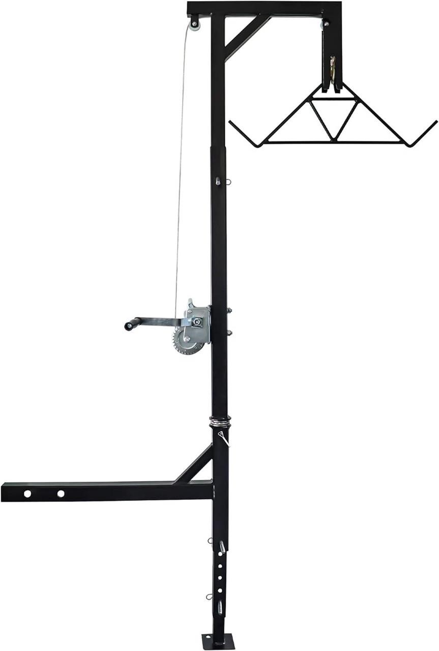 Truck Hitch Game Hoist - 500lbs  360 Swivel