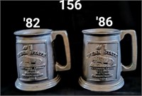 1982 & 1986 National Championship Pewter Mugs